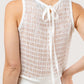 Sequin Net Boxy Top