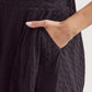 Black Pleated Maxi Skirt
