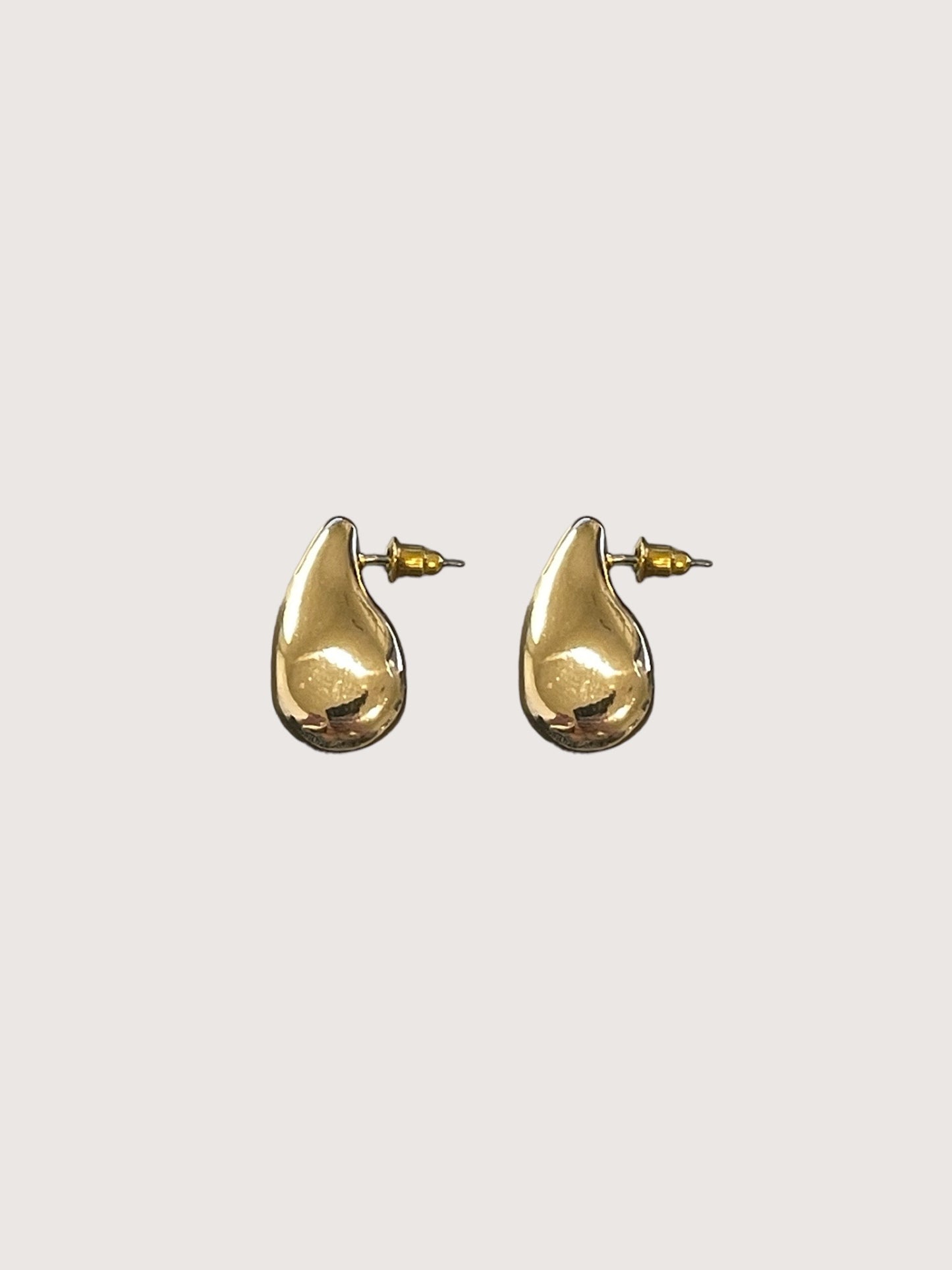 Flat Teardrop Earring