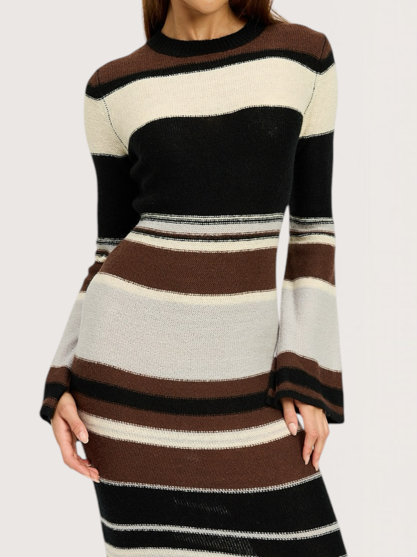 Striped Sweater Dress