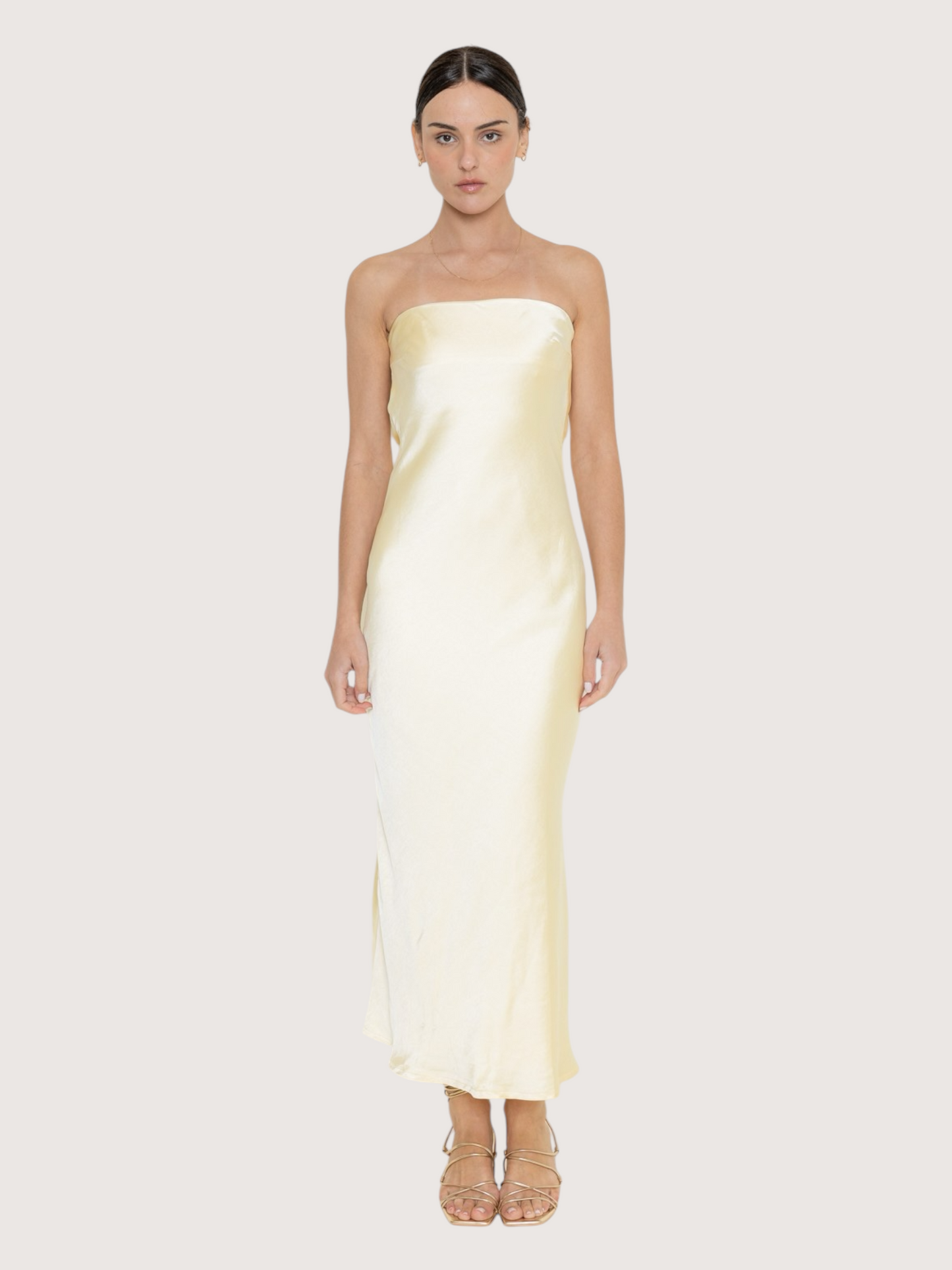 Strapless Slip Dress