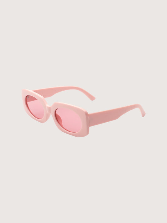 Rectangle Sunglasses | Pink