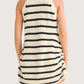 Striped Sleeveless Knit Dress