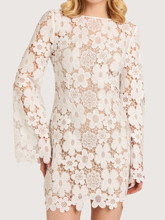 Floral Crochet Dress