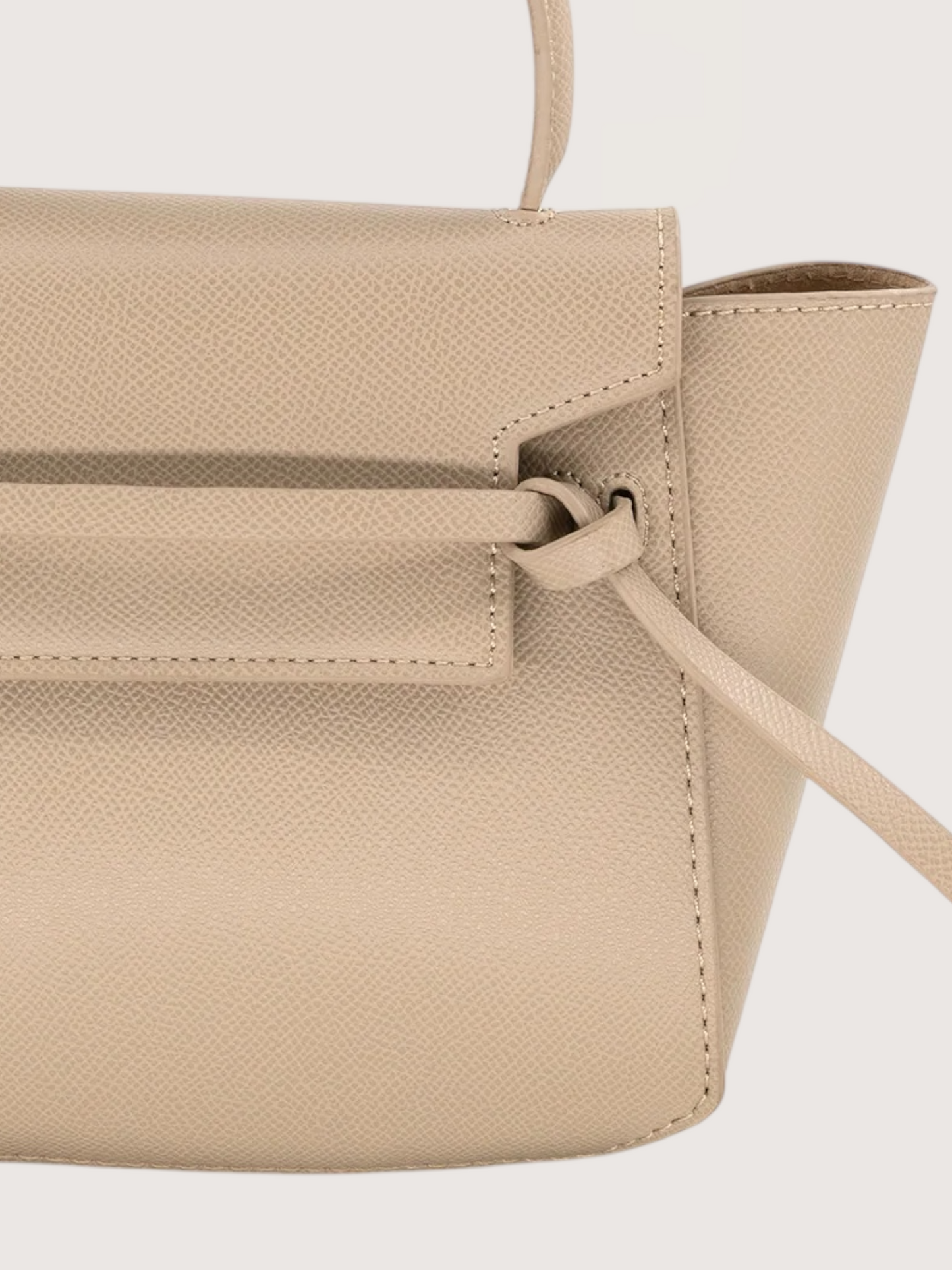 Fold Over Mini Bag | Taupe