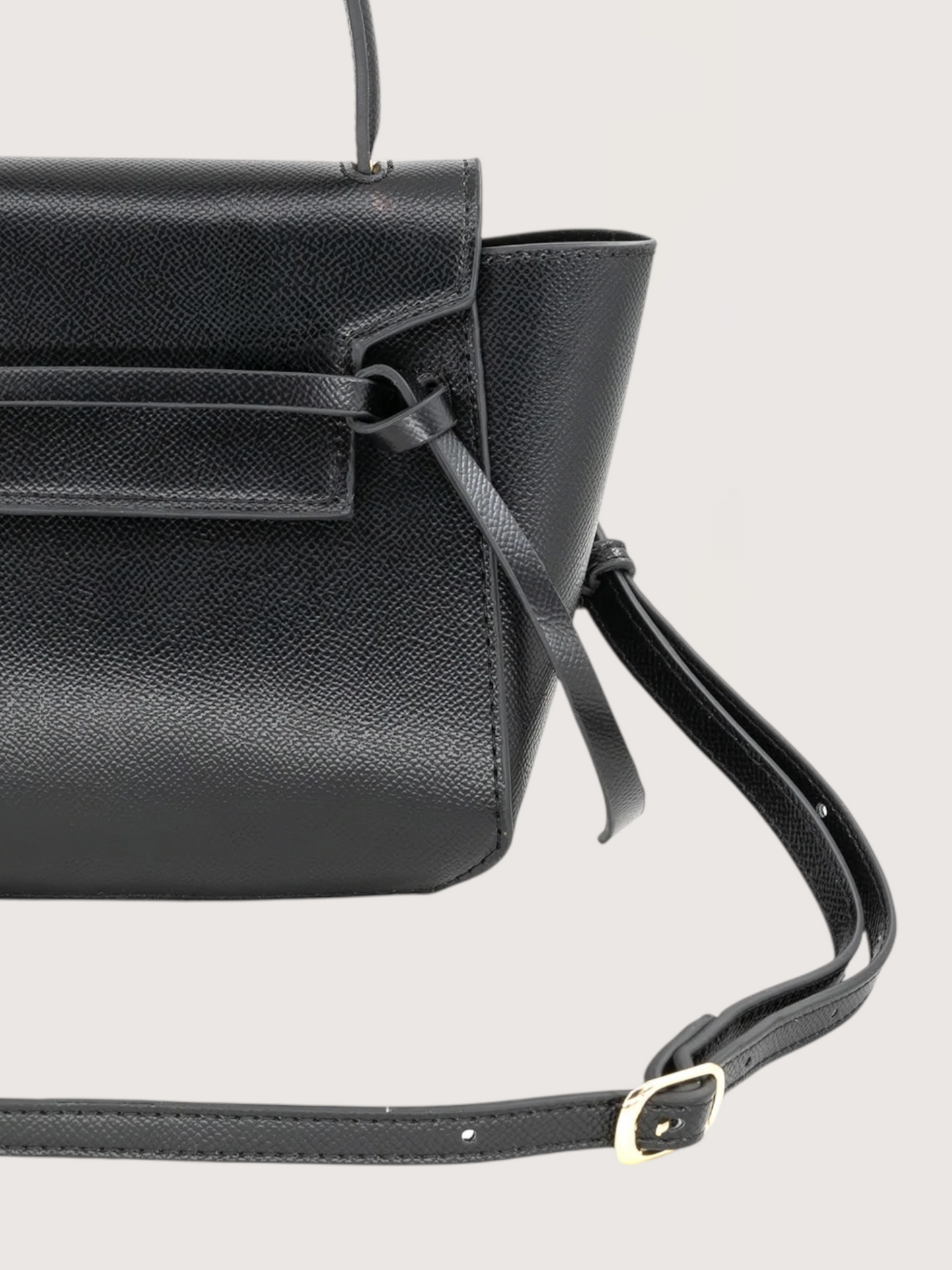 Fold Over Mini Bag | Black