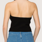 Zip Front Halter Top