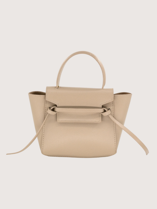 Fold Over Mini Bag | Taupe