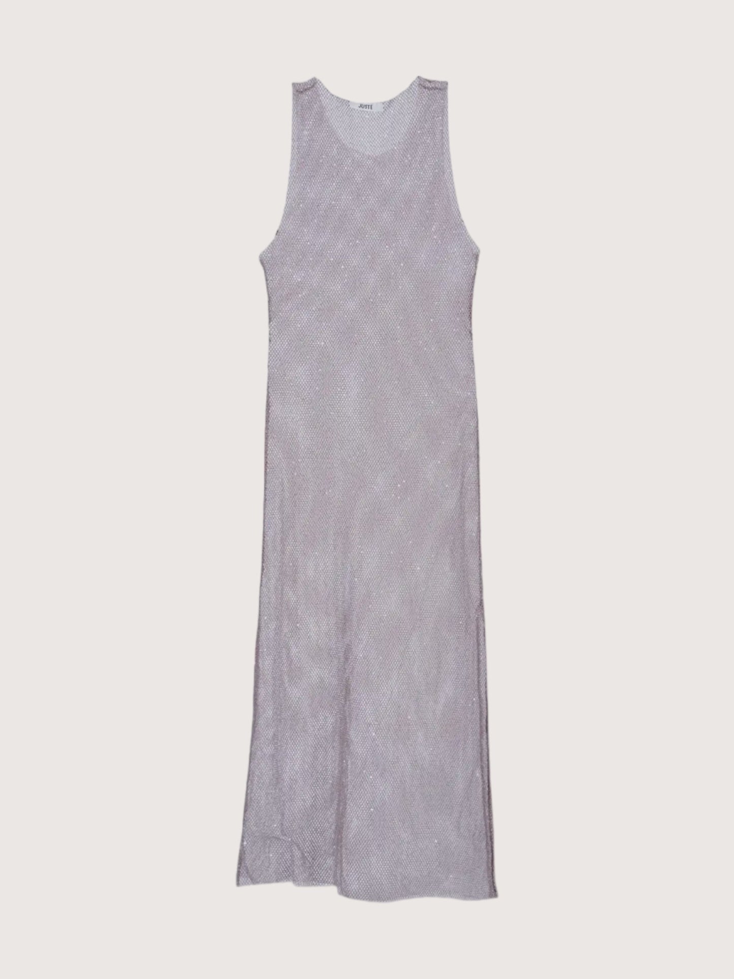 Sequin Net Maxi Dress