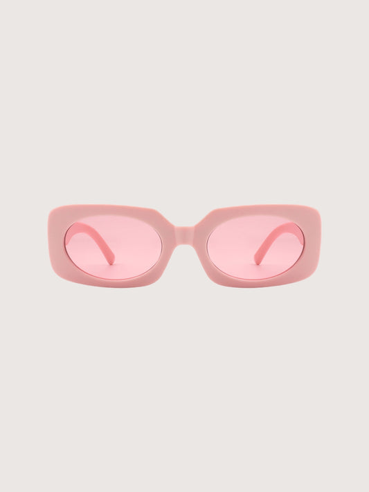 Rectangle Sunglasses | Pink