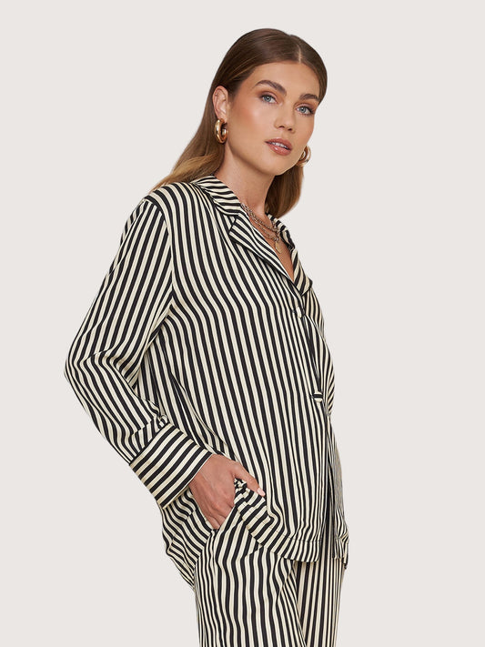 Striped Button Up Top