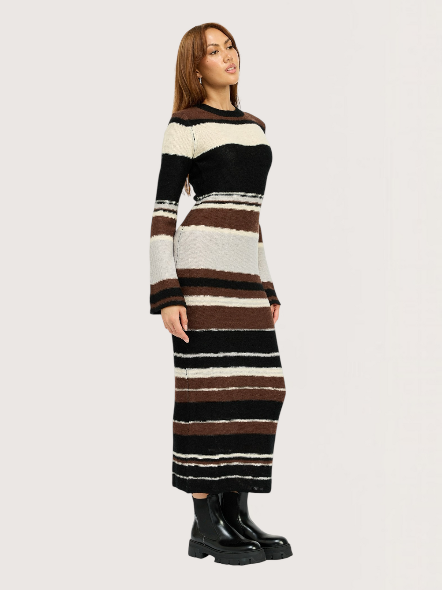 Striped Sweater Dress