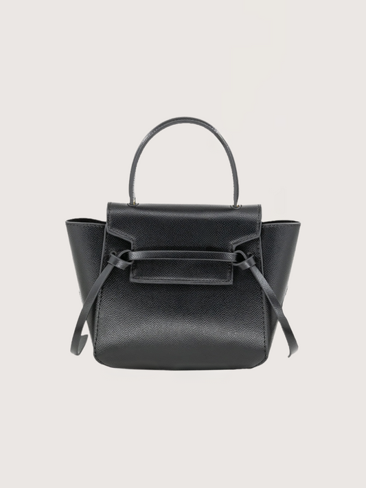 Fold Over Mini Bag | Black