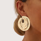 Textured Circle Earring