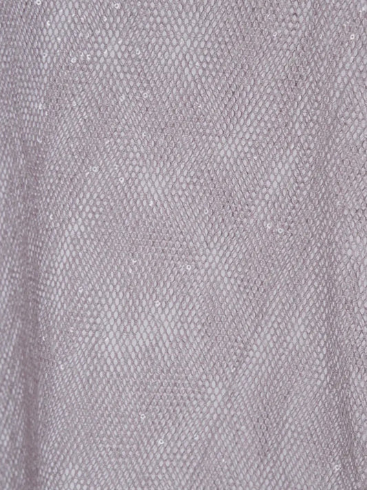 Sequin Net Maxi Dress