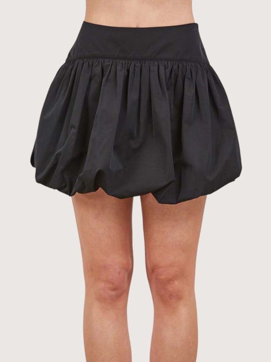 Bubble Mini Skirt | Black