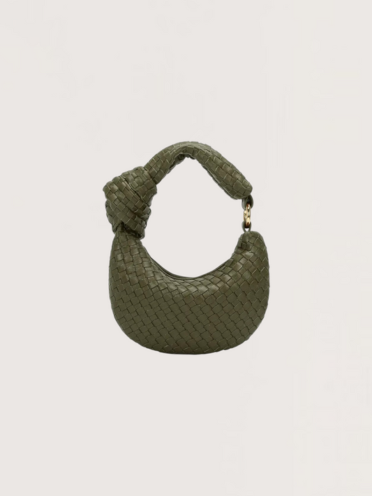 Mini Weaved Bag | Olive