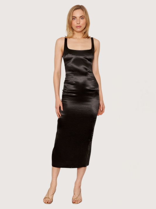 Satin Midi Dress