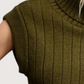 Cropped Sweater Top | Olive