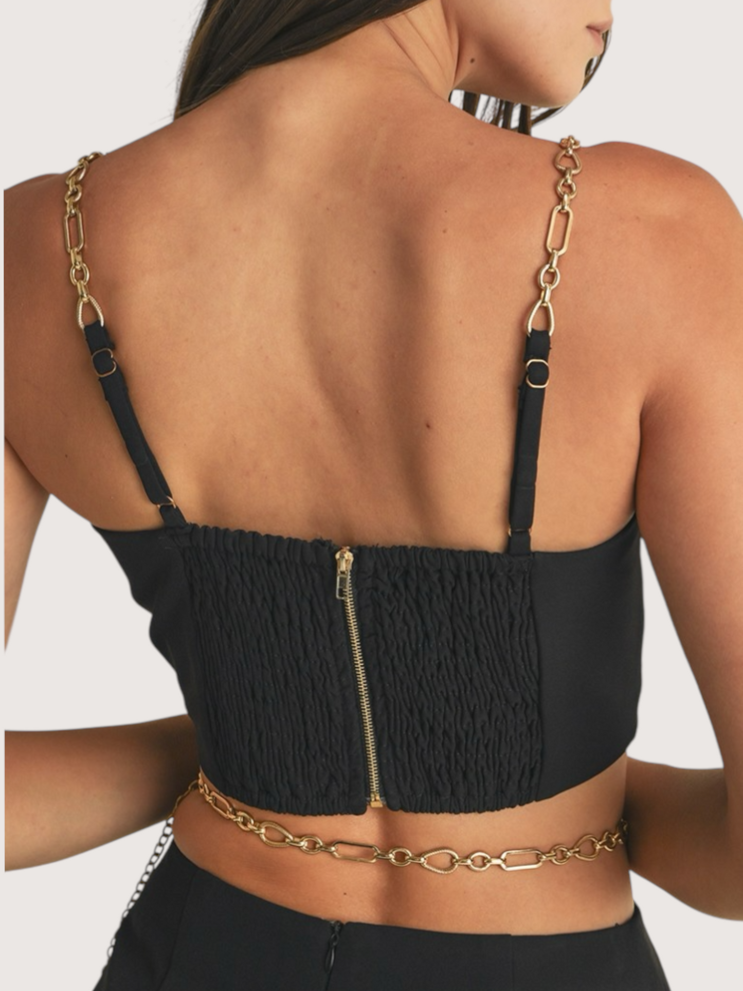 Gold Chain Crop Top