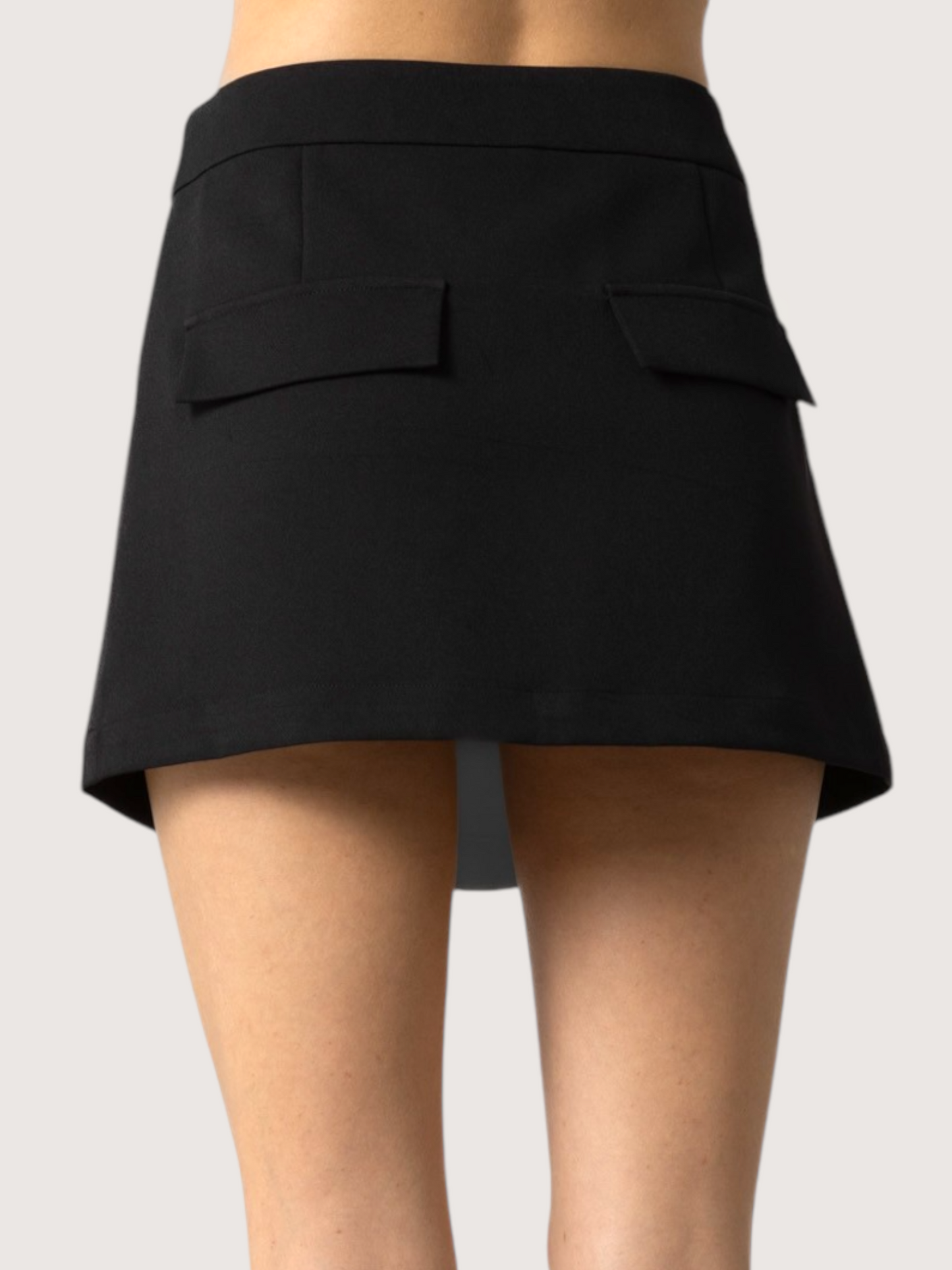 Front Pocket Mini Skirt