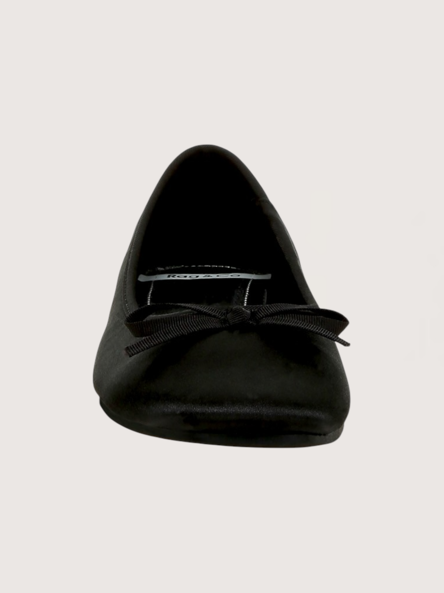 Satin Bow Ballerina Flat