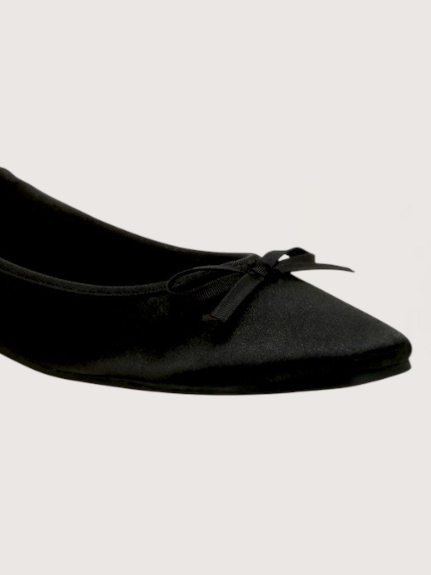 Satin Bow Ballerina Flat