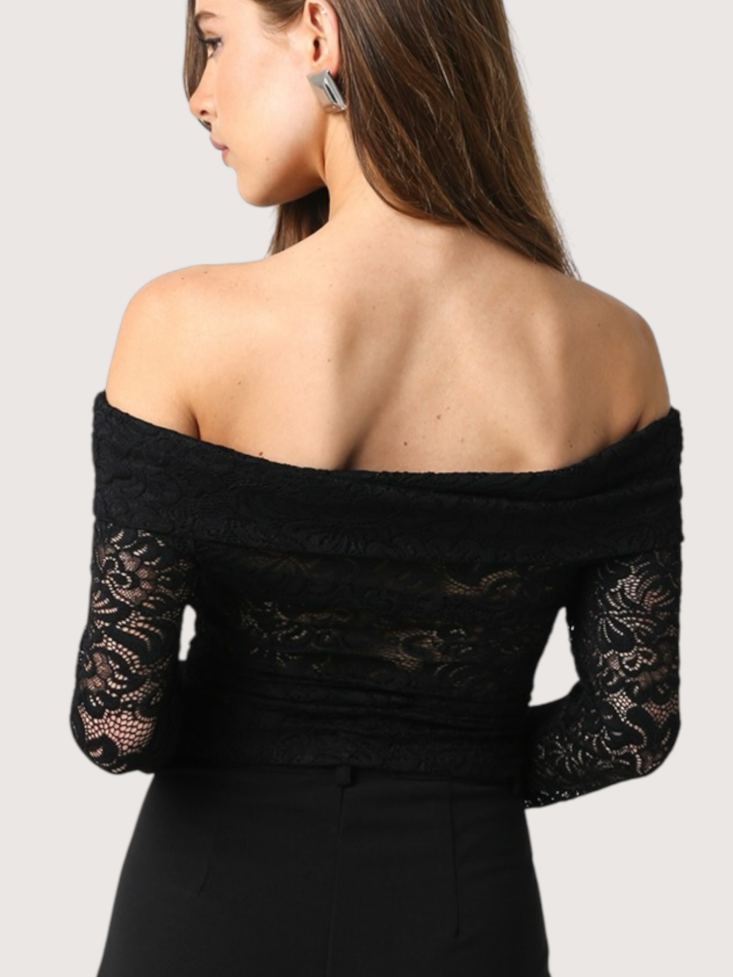 Lace OTS Top