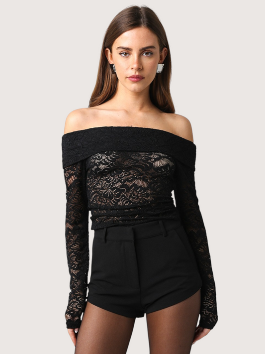 Lace OTS Top