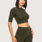 Ribbed Knit Leisure Top