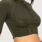 Ribbed Knit Leisure Top