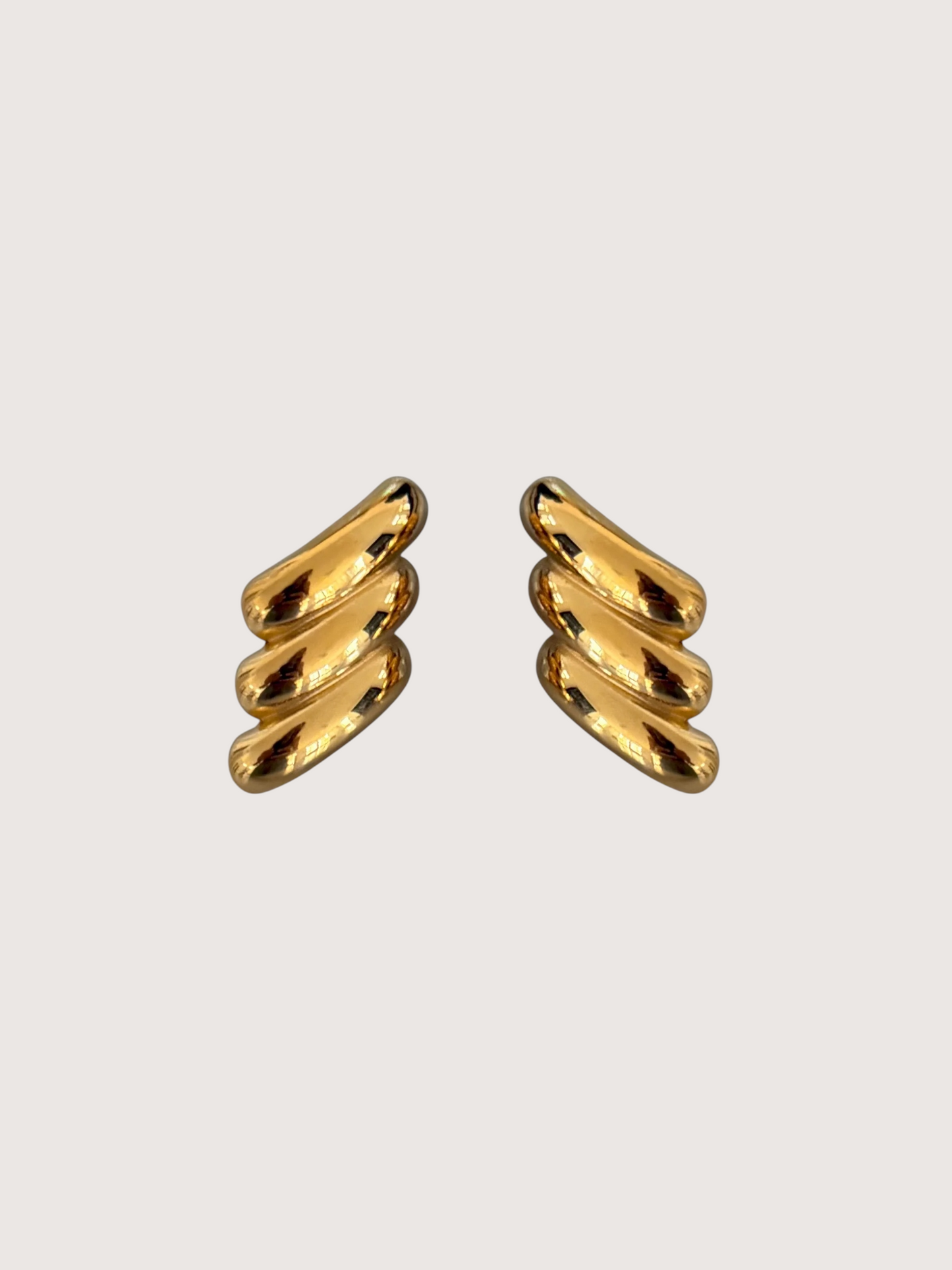 Sarah Ridged Earring