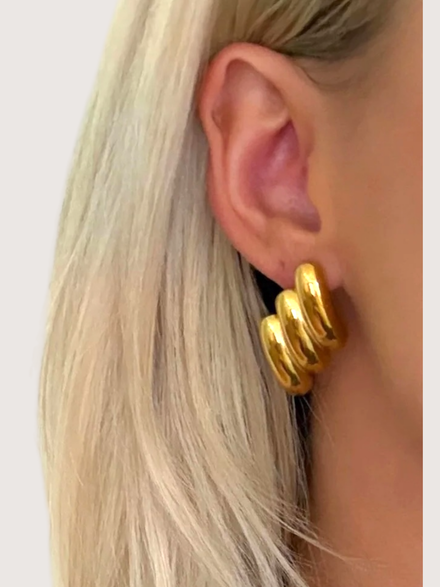 Sarah Ridged Earring