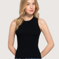 Sleeveless Knit Tank | Black