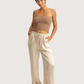 Wide Leg Satin Pant