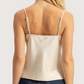 Cowl Neck Satin Tank