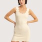 Scallop Trim Knit Dress