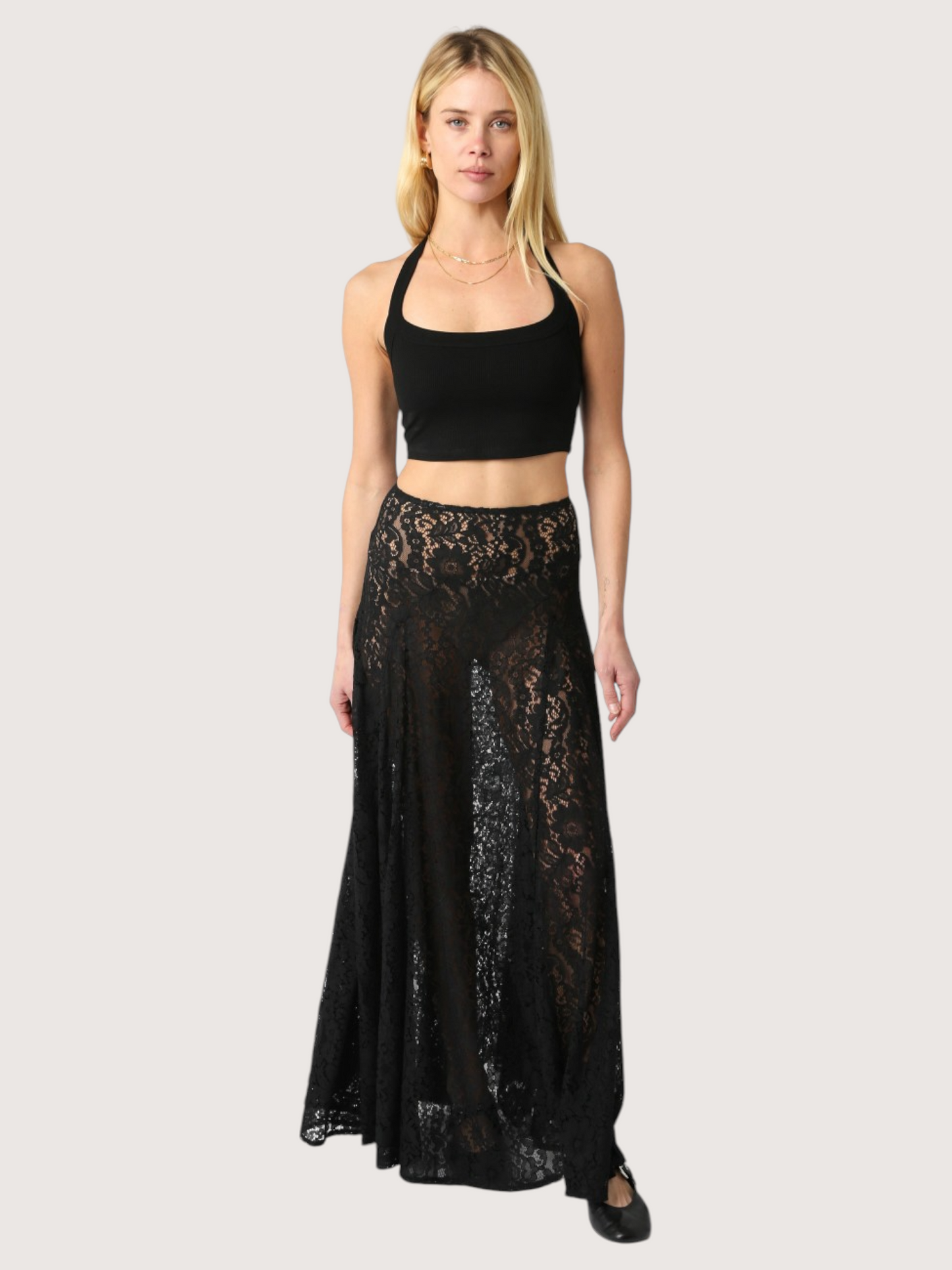 Lace Maxi Skirt