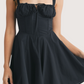 Lace Up Bustier Dress