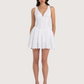 Eyelet Bustier Mini Dress