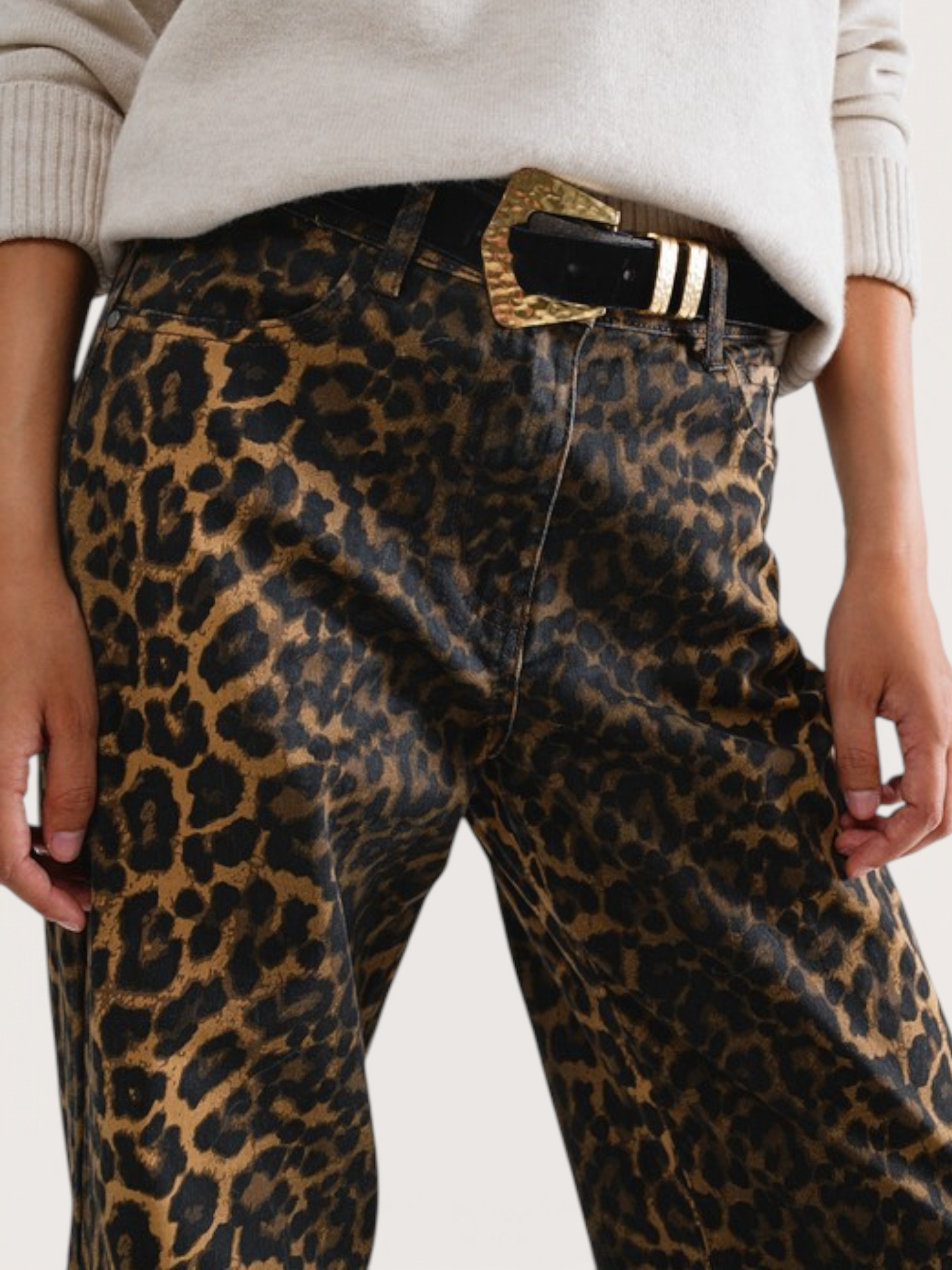 Printed Wide Leg Pant