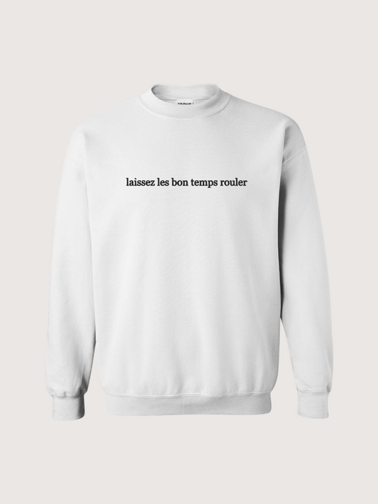 Bon Temps Sweatshirt | White