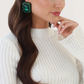 Emerald Rhinestone Earring