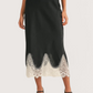 Scallop Lace Trim Skirt