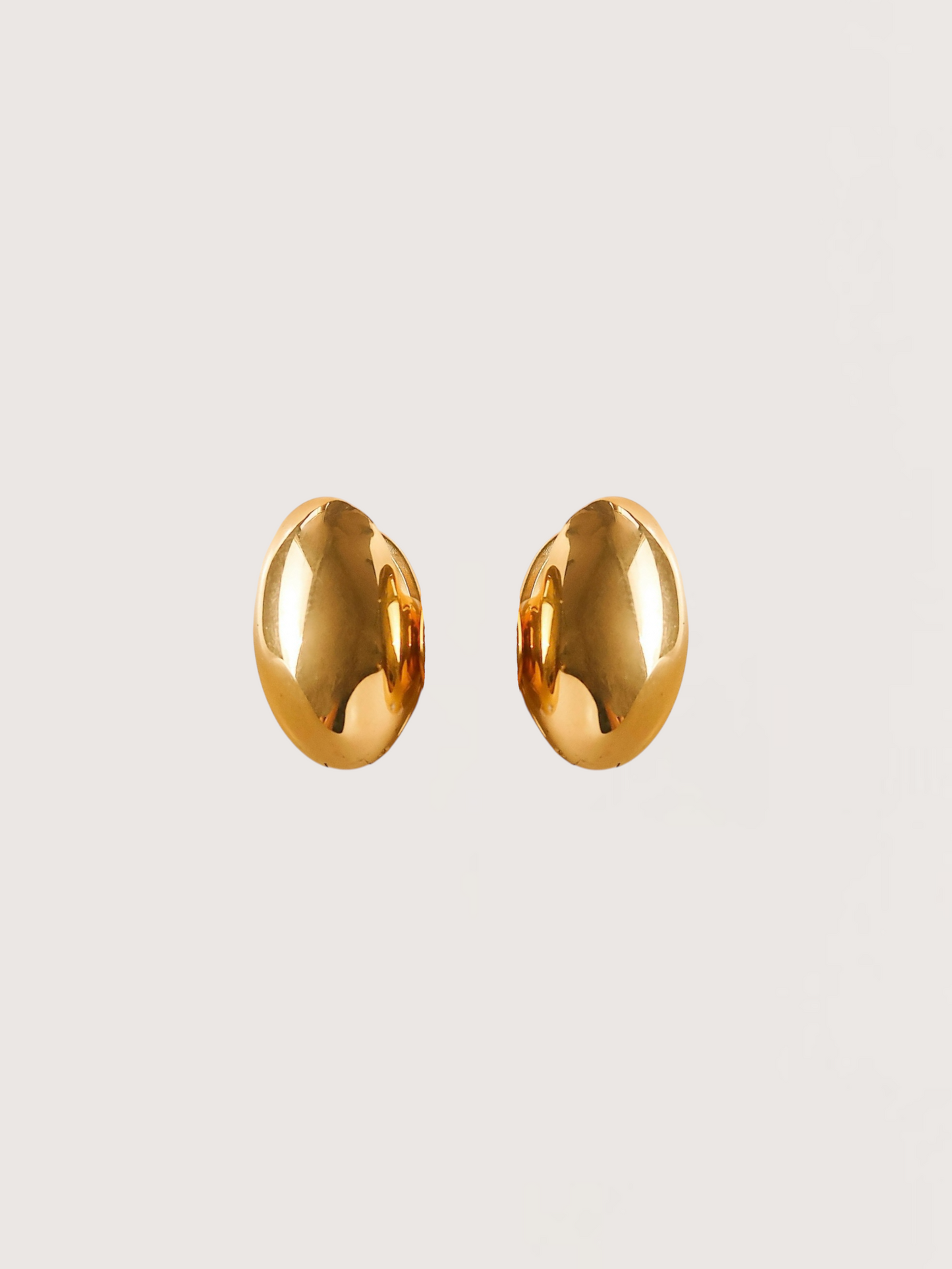 Oval Droplet Earring