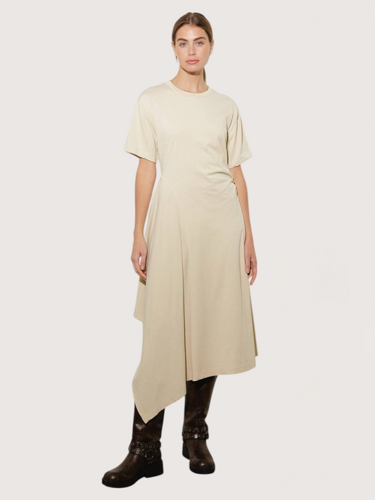 Cascading Hem Tee Dress