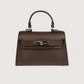 Top Handle Mini Bag | Brown