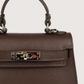 Top Handle Mini Bag | Brown