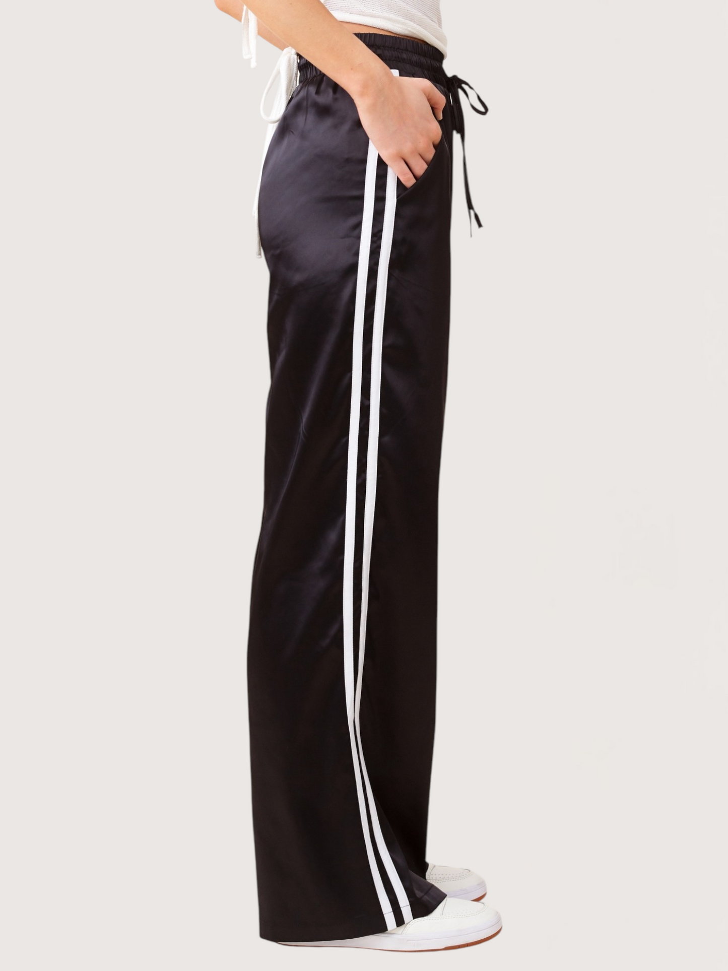 Satin Track Pant