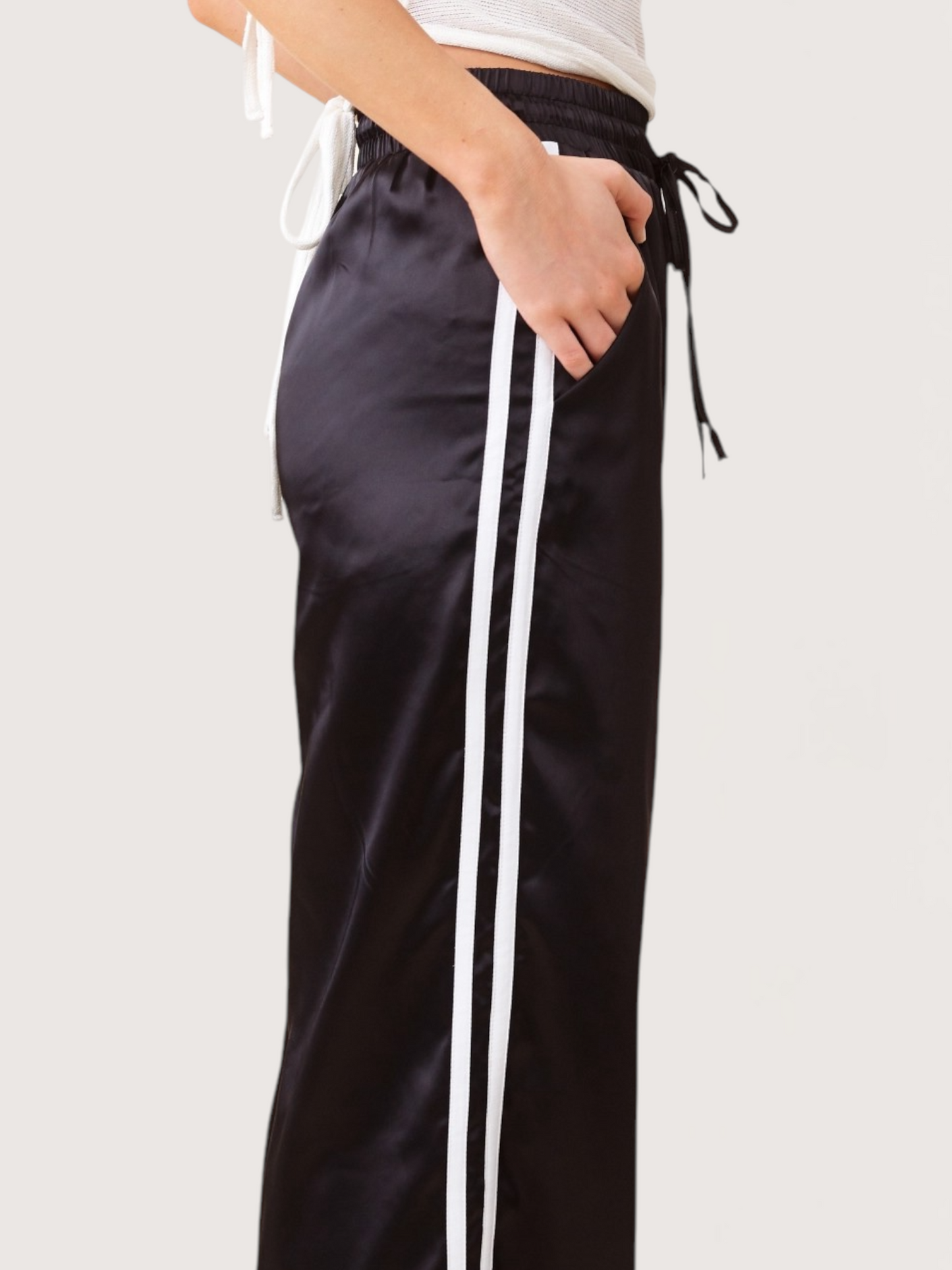 Satin Track Pant